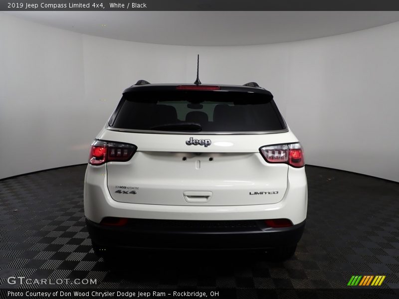 White / Black 2019 Jeep Compass Limited 4x4