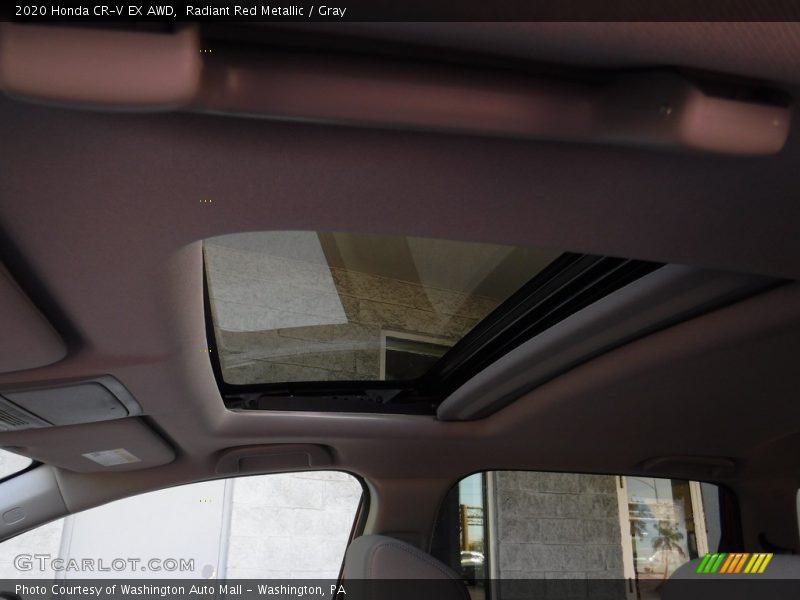 Radiant Red Metallic / Gray 2020 Honda CR-V EX AWD