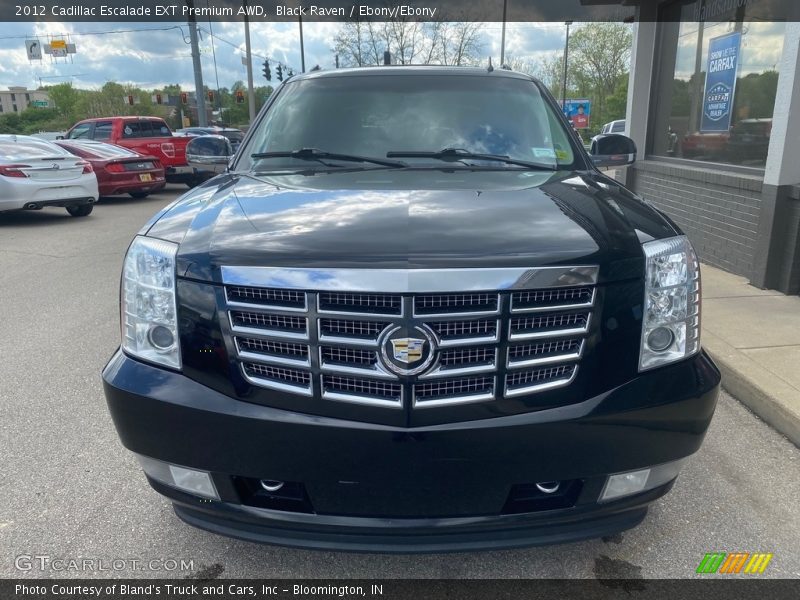 Black Raven / Ebony/Ebony 2012 Cadillac Escalade EXT Premium AWD