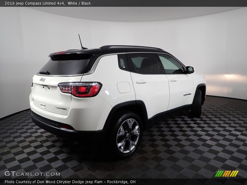 White / Black 2019 Jeep Compass Limited 4x4