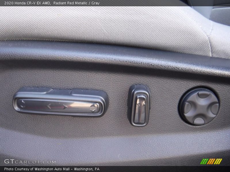 Radiant Red Metallic / Gray 2020 Honda CR-V EX AWD
