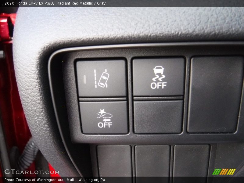 Radiant Red Metallic / Gray 2020 Honda CR-V EX AWD