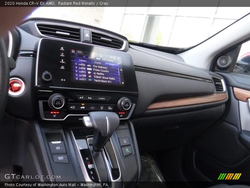 Radiant Red Metallic / Gray 2020 Honda CR-V EX AWD