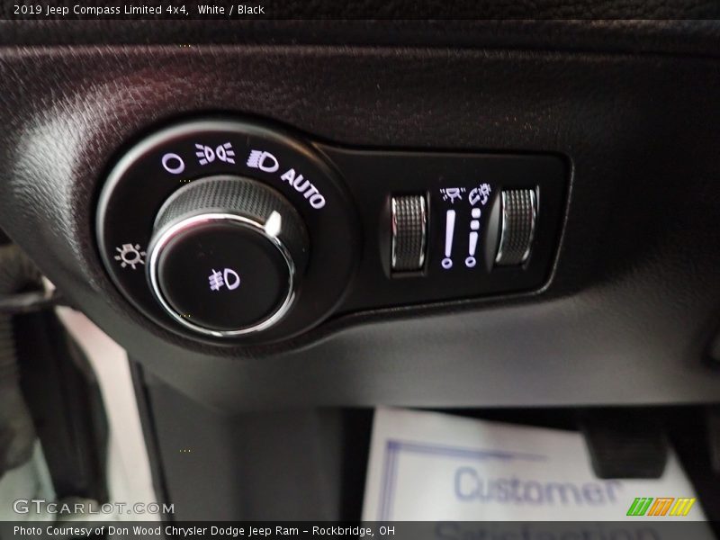 White / Black 2019 Jeep Compass Limited 4x4