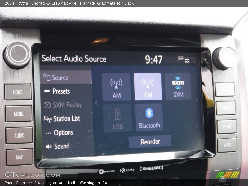 Magnetic Gray Metallic / Black 2021 Toyota Tundra SR5 CrewMax 4x4