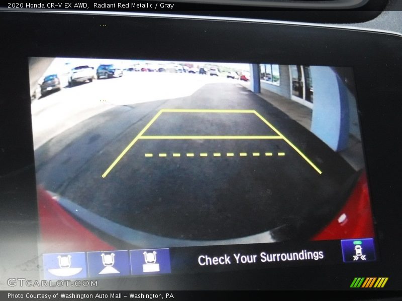 Radiant Red Metallic / Gray 2020 Honda CR-V EX AWD