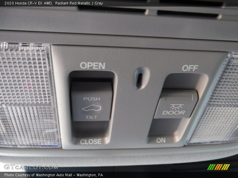 Radiant Red Metallic / Gray 2020 Honda CR-V EX AWD