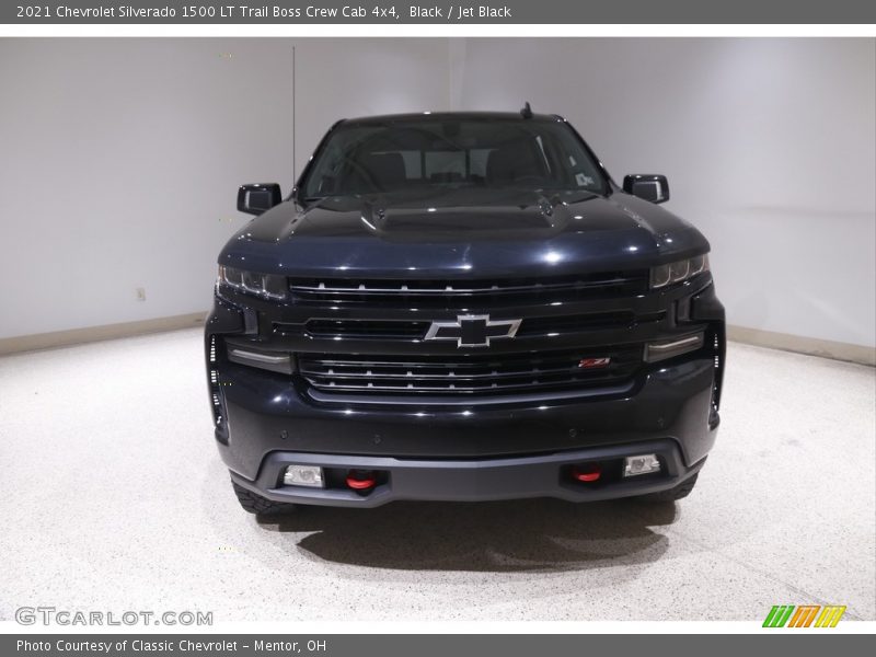 Black / Jet Black 2021 Chevrolet Silverado 1500 LT Trail Boss Crew Cab 4x4