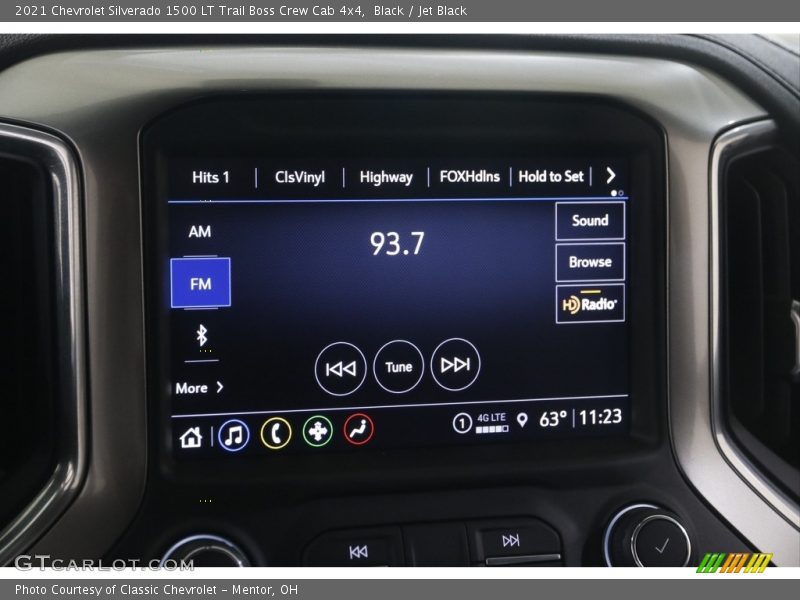 Black / Jet Black 2021 Chevrolet Silverado 1500 LT Trail Boss Crew Cab 4x4