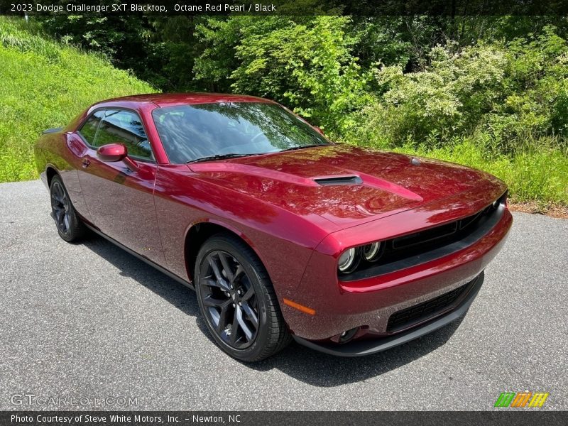 Front 3/4 View of 2023 Challenger SXT Blacktop