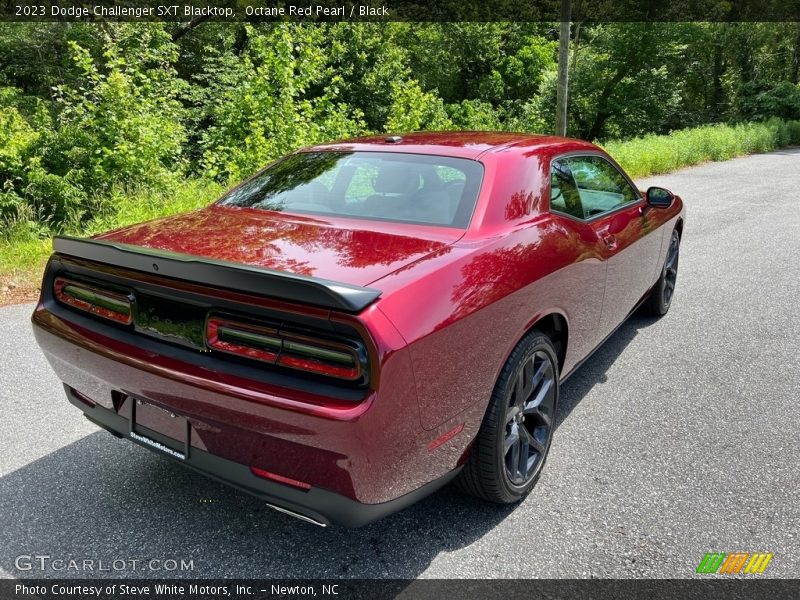 Octane Red Pearl / Black 2023 Dodge Challenger SXT Blacktop