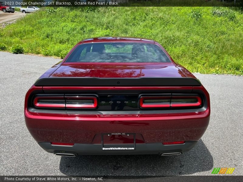 Octane Red Pearl / Black 2023 Dodge Challenger SXT Blacktop