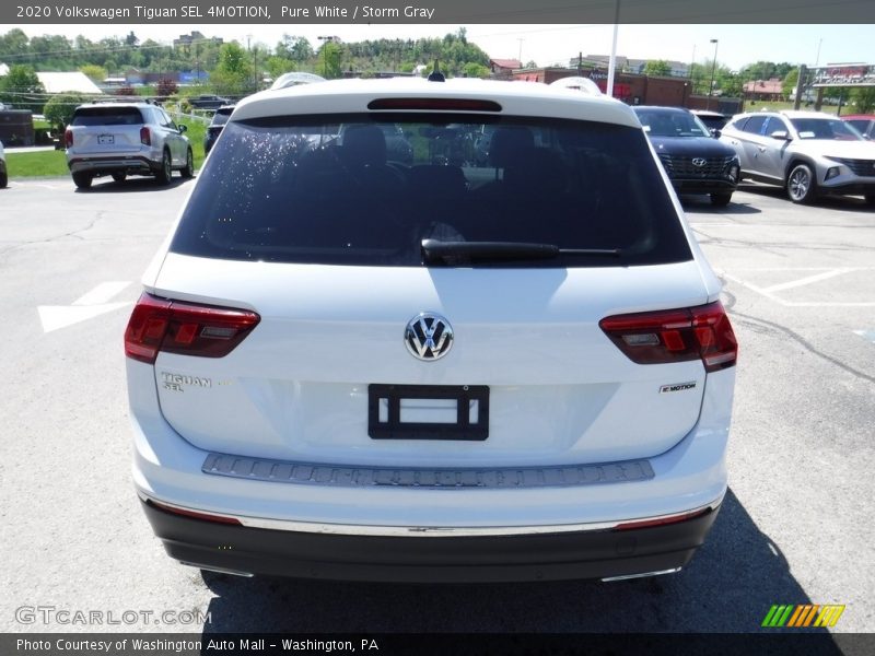 Pure White / Storm Gray 2020 Volkswagen Tiguan SEL 4MOTION