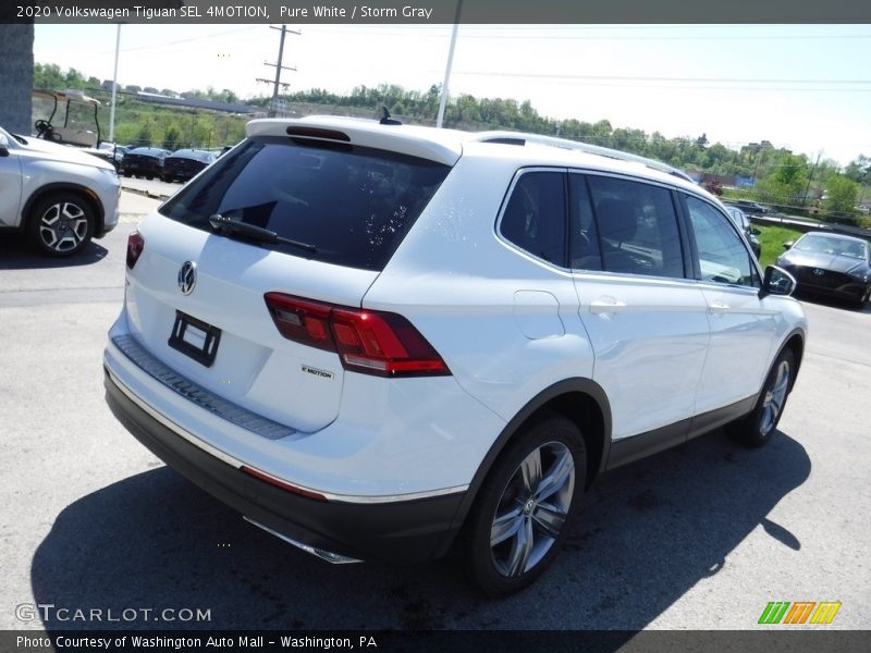 Pure White / Storm Gray 2020 Volkswagen Tiguan SEL 4MOTION