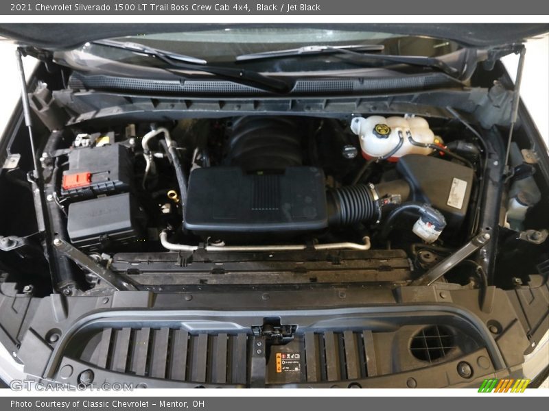 Black / Jet Black 2021 Chevrolet Silverado 1500 LT Trail Boss Crew Cab 4x4