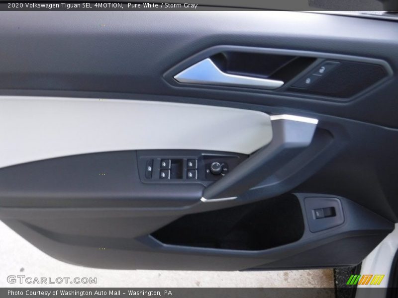 Pure White / Storm Gray 2020 Volkswagen Tiguan SEL 4MOTION