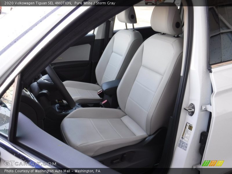 Pure White / Storm Gray 2020 Volkswagen Tiguan SEL 4MOTION