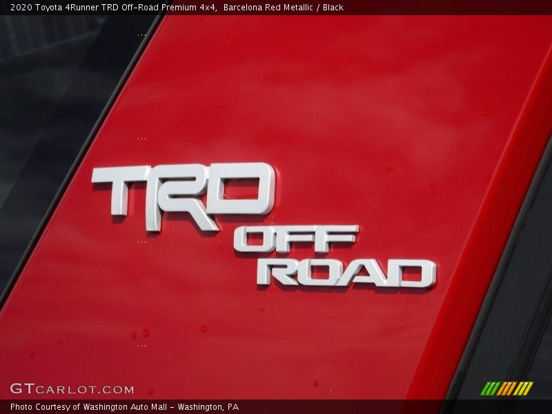 Barcelona Red Metallic / Black 2020 Toyota 4Runner TRD Off-Road Premium 4x4