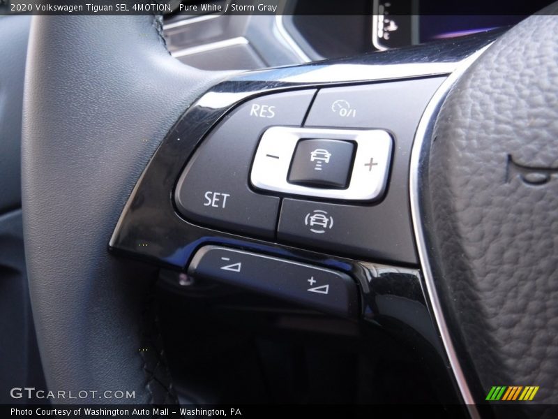 Pure White / Storm Gray 2020 Volkswagen Tiguan SEL 4MOTION