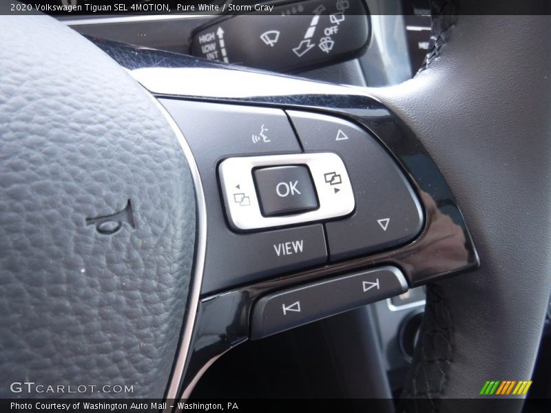 Pure White / Storm Gray 2020 Volkswagen Tiguan SEL 4MOTION