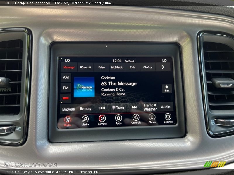 Octane Red Pearl / Black 2023 Dodge Challenger SXT Blacktop