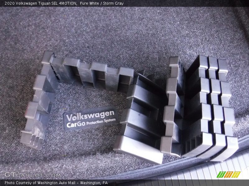 Pure White / Storm Gray 2020 Volkswagen Tiguan SEL 4MOTION