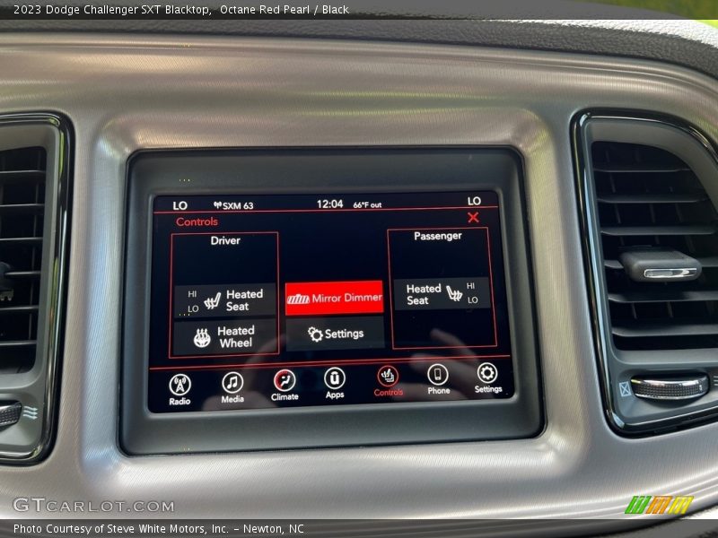 Octane Red Pearl / Black 2023 Dodge Challenger SXT Blacktop
