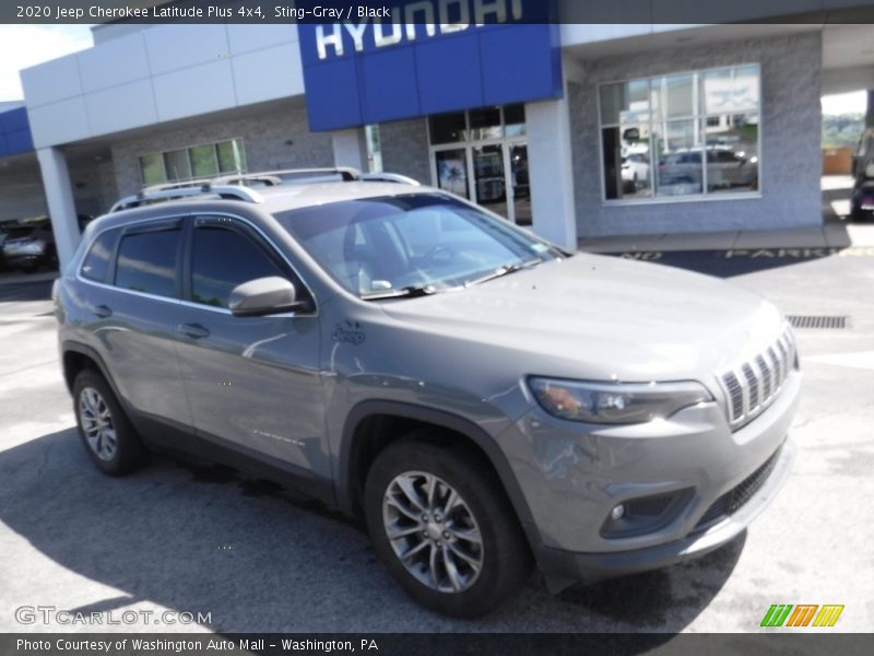 Sting-Gray / Black 2020 Jeep Cherokee Latitude Plus 4x4
