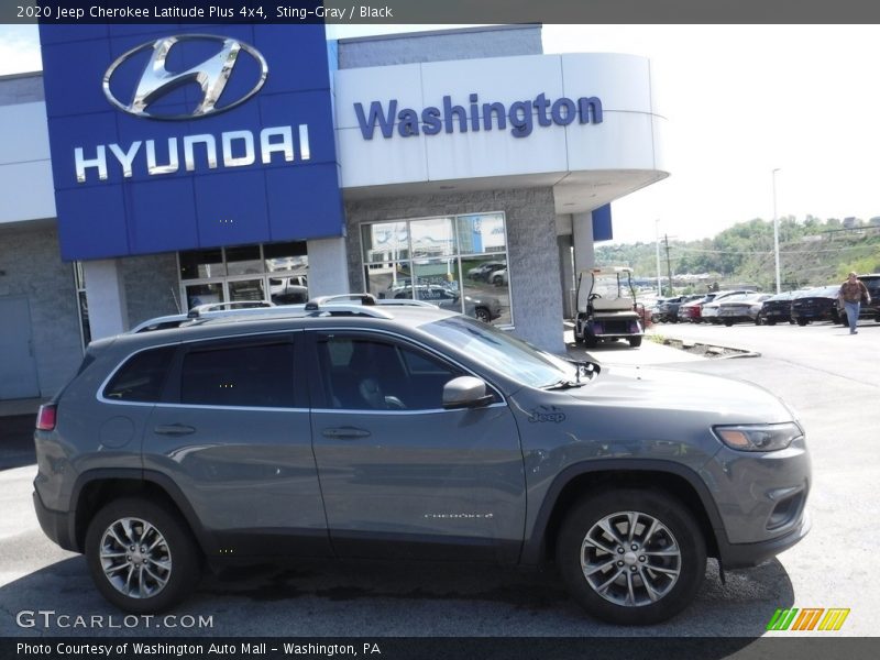 Sting-Gray / Black 2020 Jeep Cherokee Latitude Plus 4x4