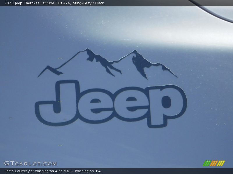 Sting-Gray / Black 2020 Jeep Cherokee Latitude Plus 4x4