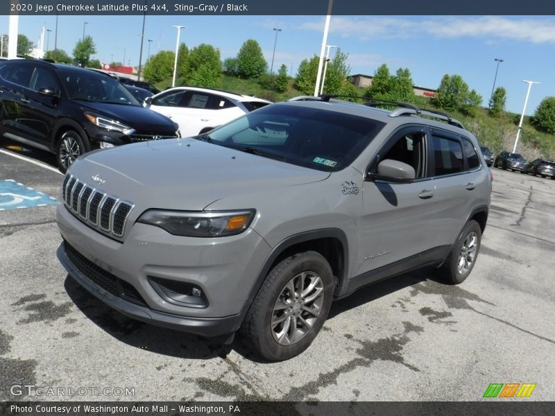 Sting-Gray / Black 2020 Jeep Cherokee Latitude Plus 4x4