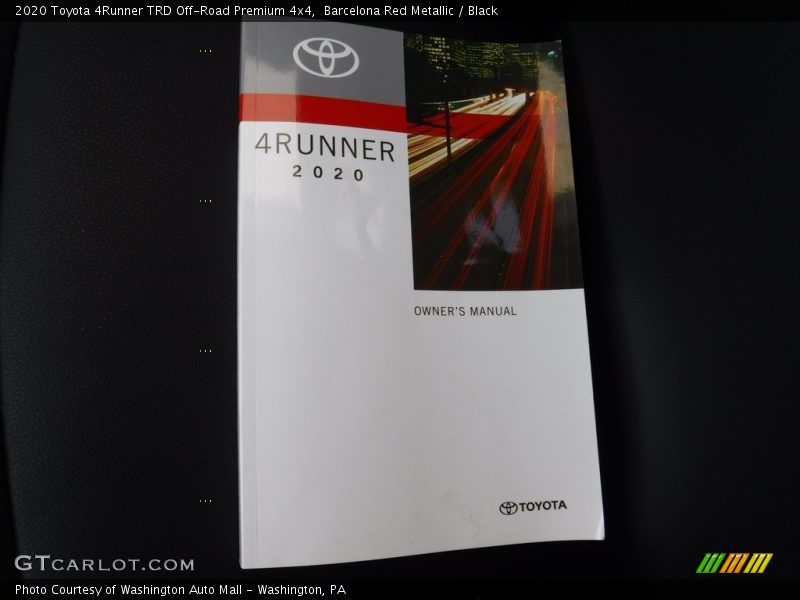 Barcelona Red Metallic / Black 2020 Toyota 4Runner TRD Off-Road Premium 4x4