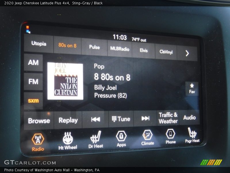Sting-Gray / Black 2020 Jeep Cherokee Latitude Plus 4x4