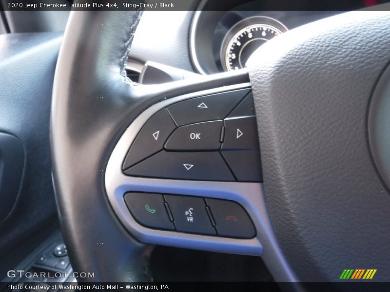 Sting-Gray / Black 2020 Jeep Cherokee Latitude Plus 4x4