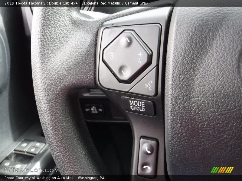Barcelona Red Metallic / Cement Gray 2019 Toyota Tacoma SR Double Cab 4x4