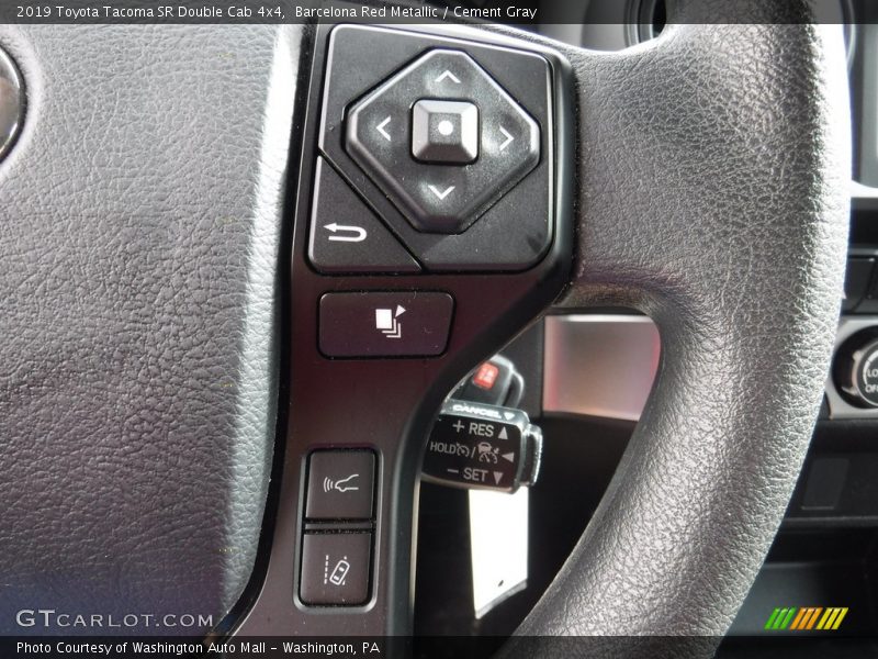 Barcelona Red Metallic / Cement Gray 2019 Toyota Tacoma SR Double Cab 4x4