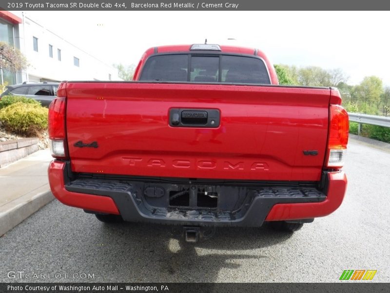 Barcelona Red Metallic / Cement Gray 2019 Toyota Tacoma SR Double Cab 4x4