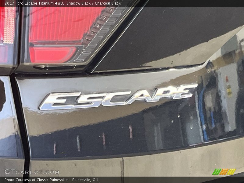 Shadow Black / Charcoal Black 2017 Ford Escape Titanium 4WD