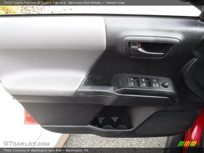 Barcelona Red Metallic / Cement Gray 2019 Toyota Tacoma SR Double Cab 4x4
