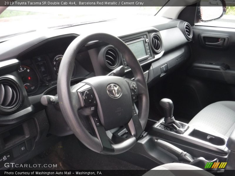 Barcelona Red Metallic / Cement Gray 2019 Toyota Tacoma SR Double Cab 4x4