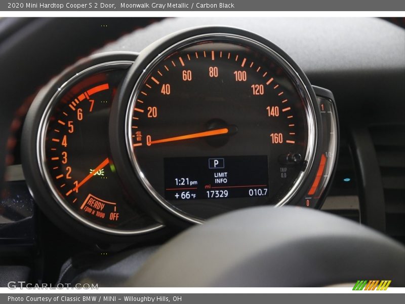 Moonwalk Gray Metallic / Carbon Black 2020 Mini Hardtop Cooper S 2 Door