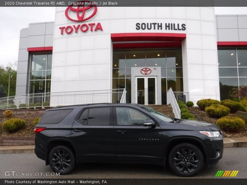 Graphite Metallic / Jet Black 2020 Chevrolet Traverse RS AWD