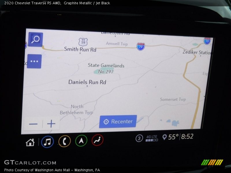 Graphite Metallic / Jet Black 2020 Chevrolet Traverse RS AWD