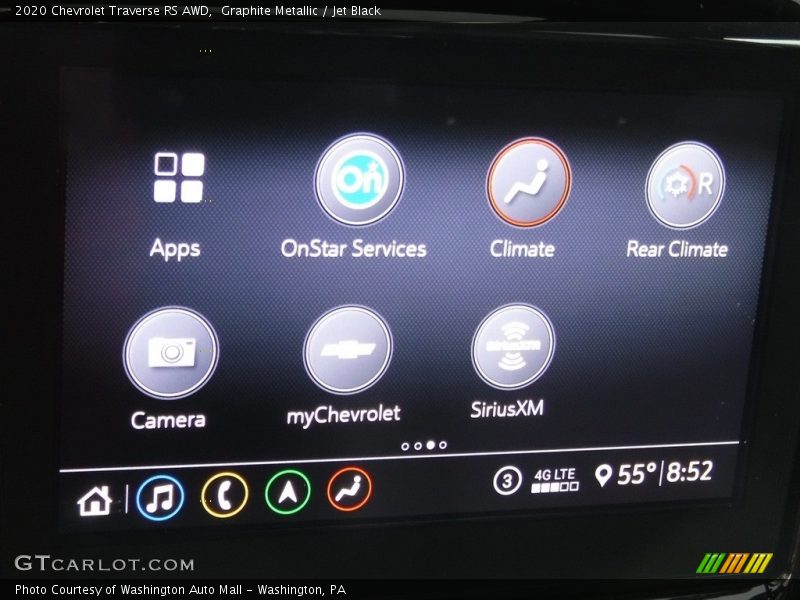 Graphite Metallic / Jet Black 2020 Chevrolet Traverse RS AWD