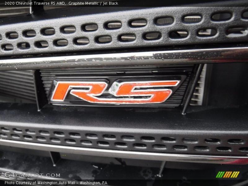 Graphite Metallic / Jet Black 2020 Chevrolet Traverse RS AWD