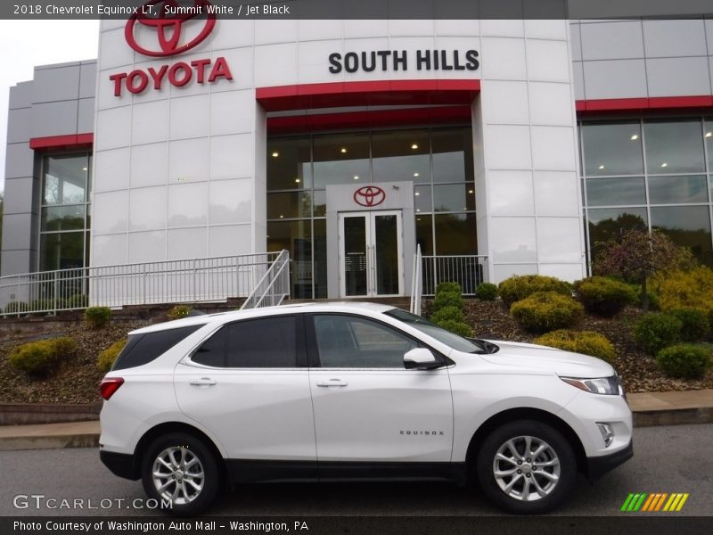 Summit White / Jet Black 2018 Chevrolet Equinox LT