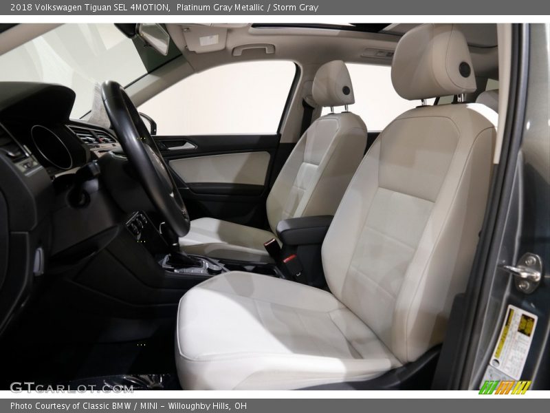 Platinum Gray Metallic / Storm Gray 2018 Volkswagen Tiguan SEL 4MOTION