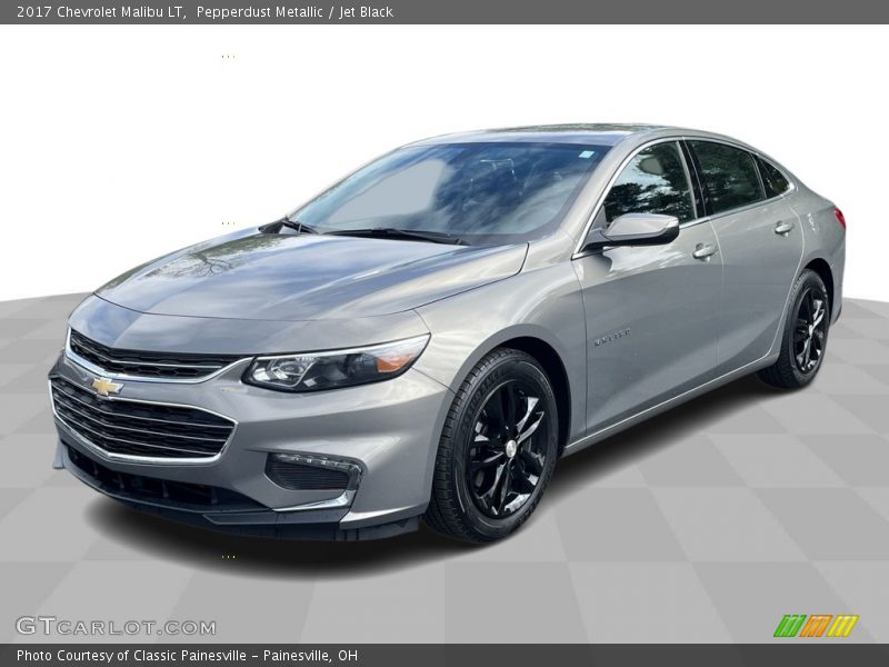 Pepperdust Metallic / Jet Black 2017 Chevrolet Malibu LT