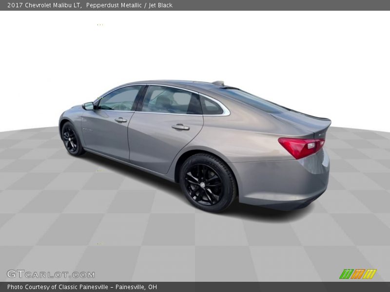Pepperdust Metallic / Jet Black 2017 Chevrolet Malibu LT