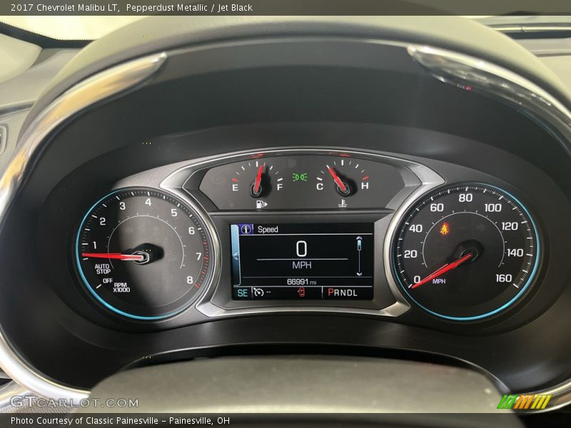 Pepperdust Metallic / Jet Black 2017 Chevrolet Malibu LT